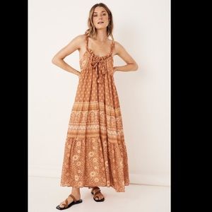 Spell Utopia Strappy Sundress Cinnamon Size Medium NWT